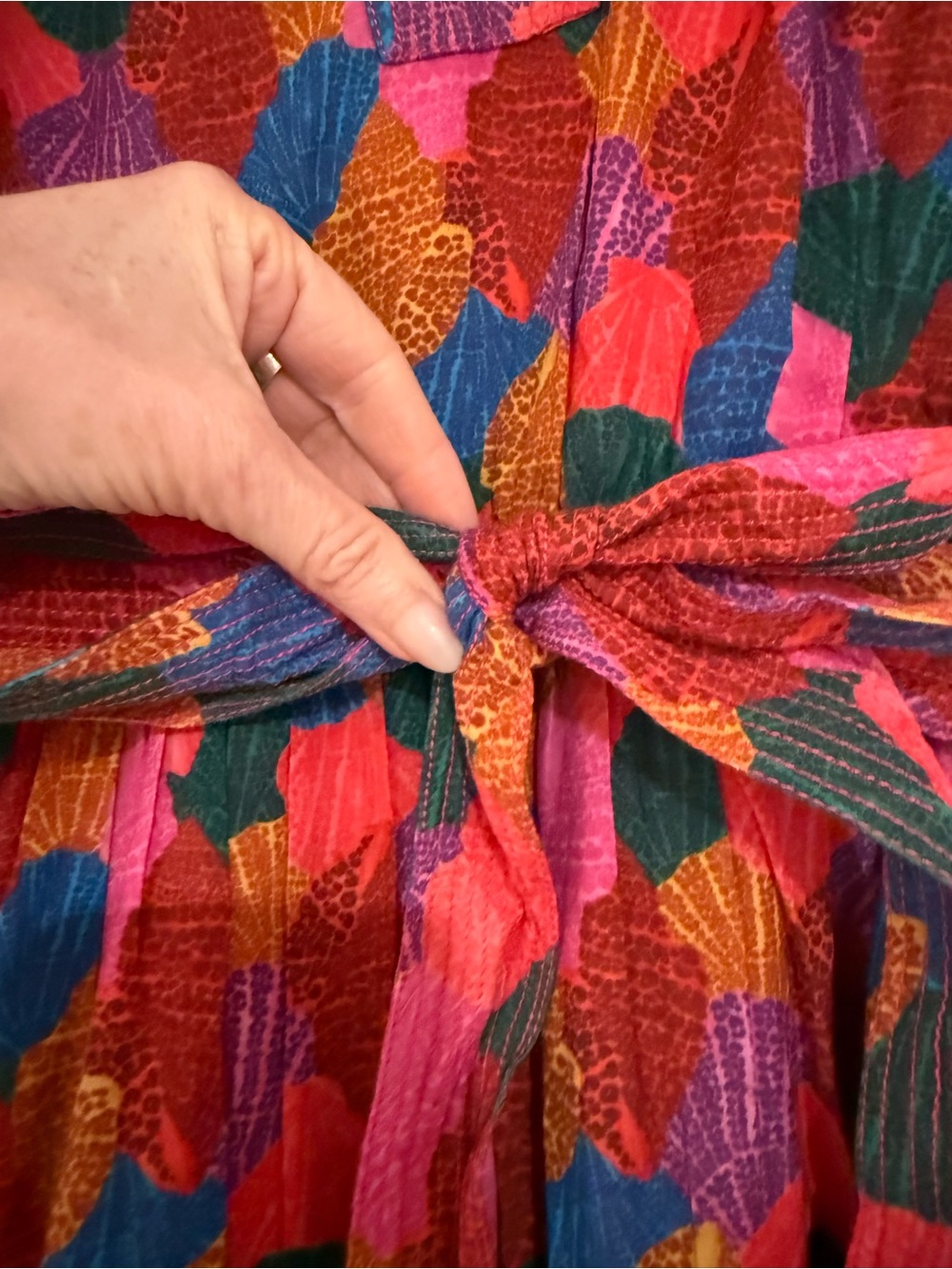 NWT Briton Court Delilah Maxi Dress in Pink Multi Medium - Picture 10 of 13